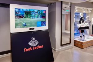 Augmented reality at Foot Locker Milano
